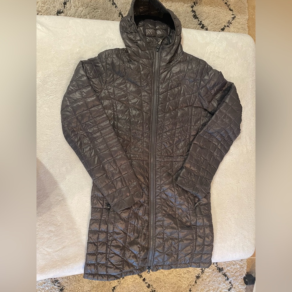 The North Face Charcoal Quilted Jacket